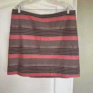 Lovely striped LOFT skirt